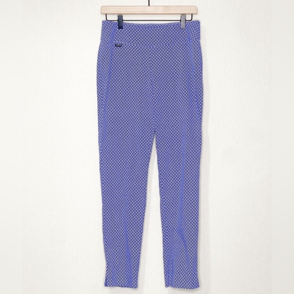 Peck‎ & Peck Women’s Blue Patterned Print Pull On Pants Size 10 - Picture 1 of 6